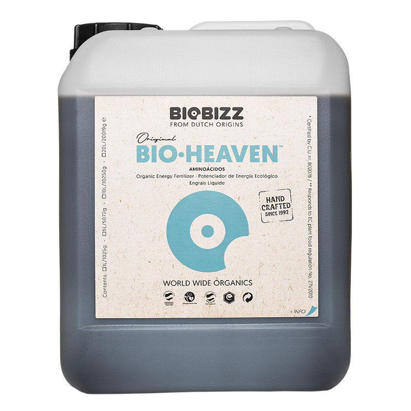 Biobizz - Bio Heaven 5L , stimulateur d'énergie pour les plantes 