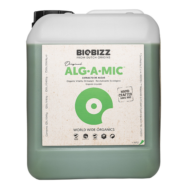 Biobizz - Alg A Mic 5L , cocktail d'algues , stimulant vitalité , booster de croissance