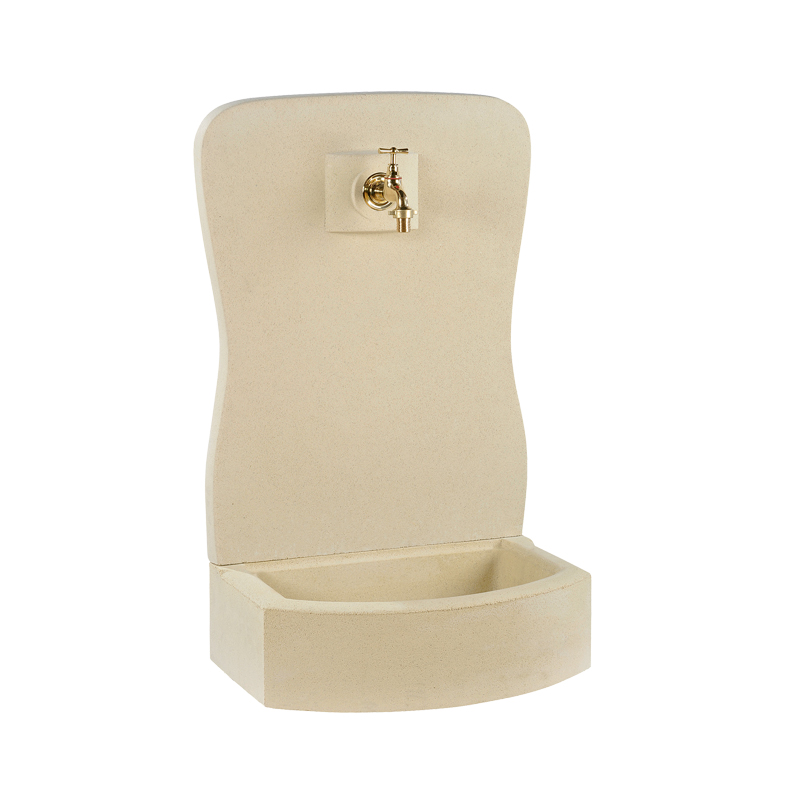 Hairie-Grandon - Fontaine murale 210 - 81cm - ton blanc