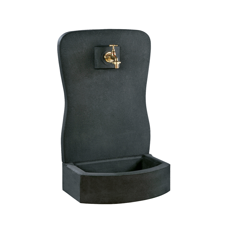 Hairie-Grandon - Fontaine murale 210 - 81cm - ton anthracite