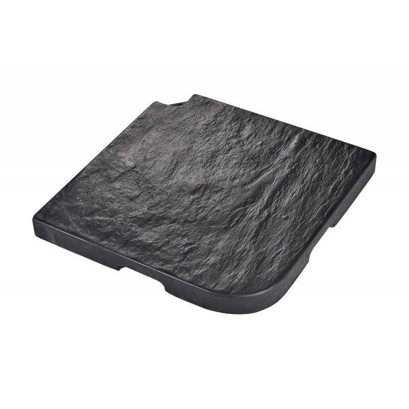 Hairie-Grandon - Laje para suporte de guarda-sol em antracite - Embalagem de 4x30kg