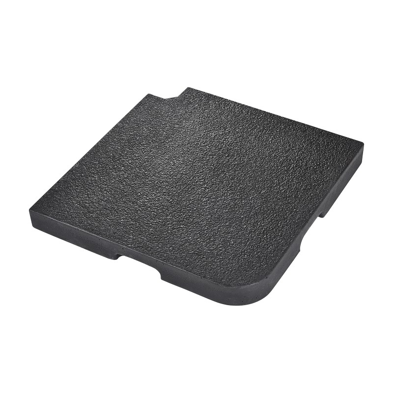 Hairie-Grandon - Dalle pour pied de parasol ton ardoise - Lot - 4x22kg