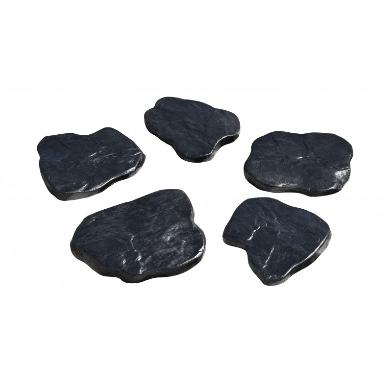 Hairie-Grandon - Pas chinois ton ardoise - Lot de 8