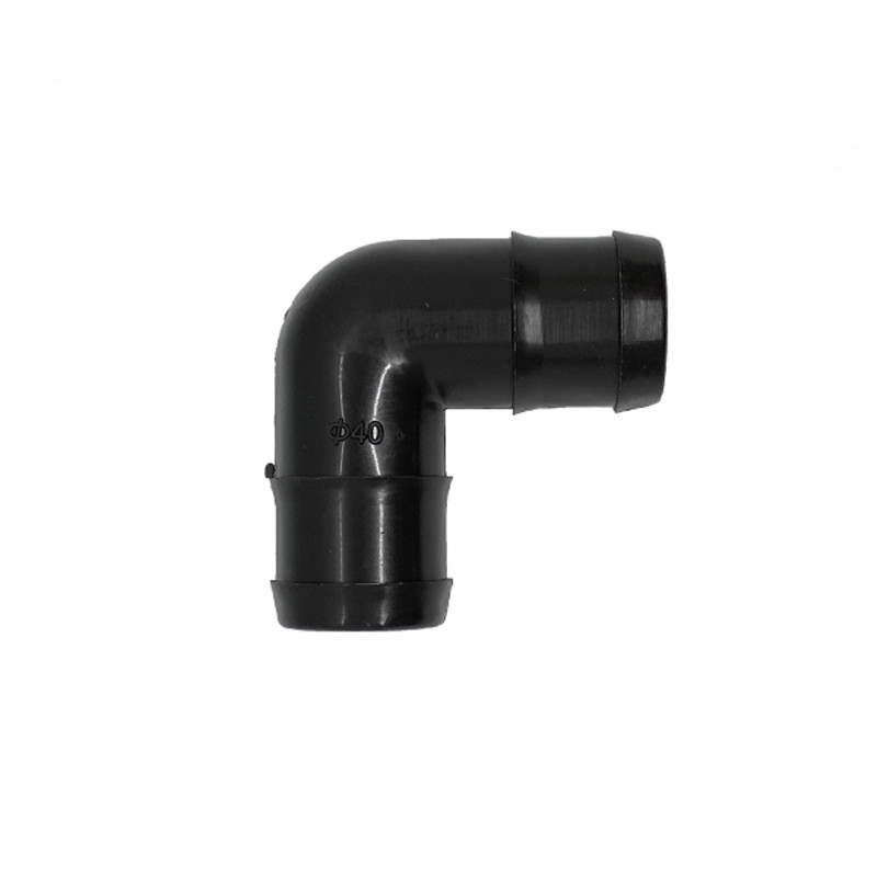 Alien Hydroponics - Grooved elbow - 40mm