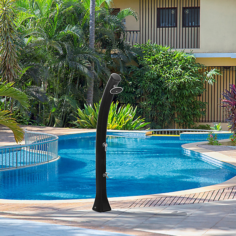Poolstar - Happy 4x4 - Duche Solar - Azul - Incluído no enxaguamento dos pés - 44L