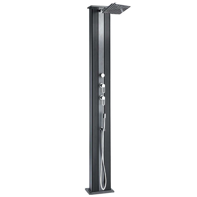 Poolstar - Dada Straight Hybride - Douche solaire - Inox - 40L