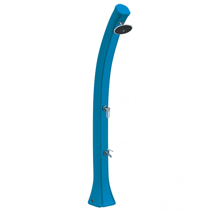 DOUCHE SOLAIRE HAPPY 4X4 - 44LBLEU AVEC RINCE PIEDS