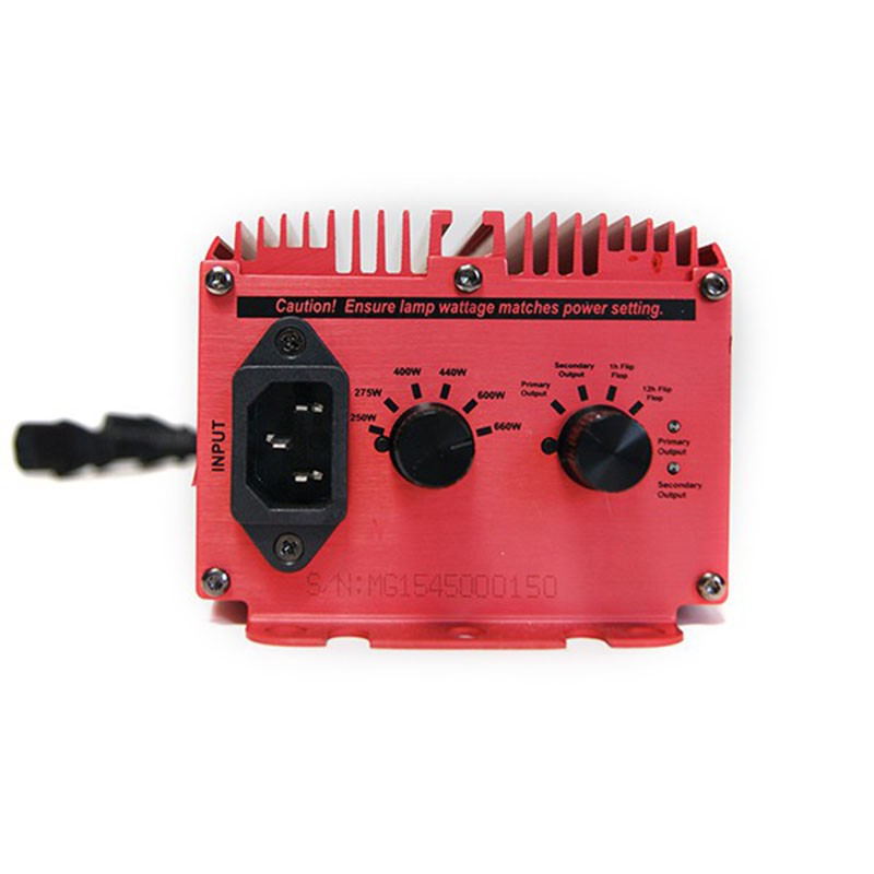 Ballast électronique Maxibright Duo 600W , avec flip flop , 2 espaces de cultures [reconditionné]