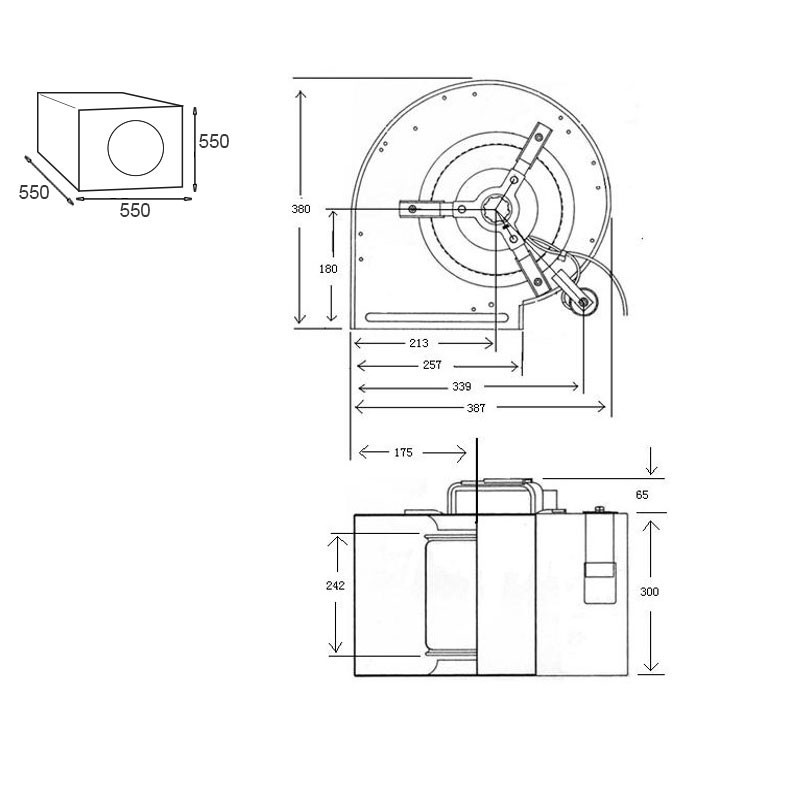Occasion SONOBOX BOIS 55X55 CM 3250 M3/H 2 ENTREES 250 SORTIE 315M