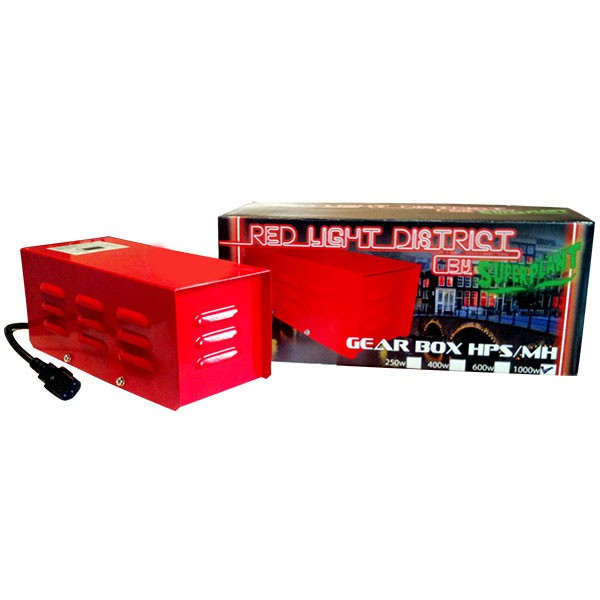 Red light District - Ballast magnétique 600W duo HPS-MH boîtier avec fusible [reconditionné]