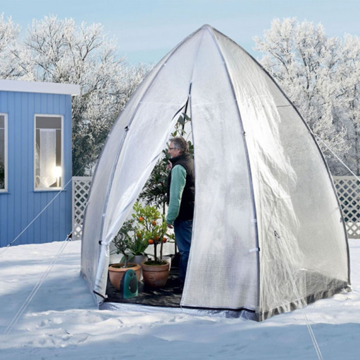 Biogreen - Wintering greenhouse Tropical Island L - h200 Ø240cm