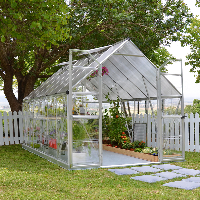Canopia - Serre de jardin en polycarbonate - Balance™ Silver - 240x480cm