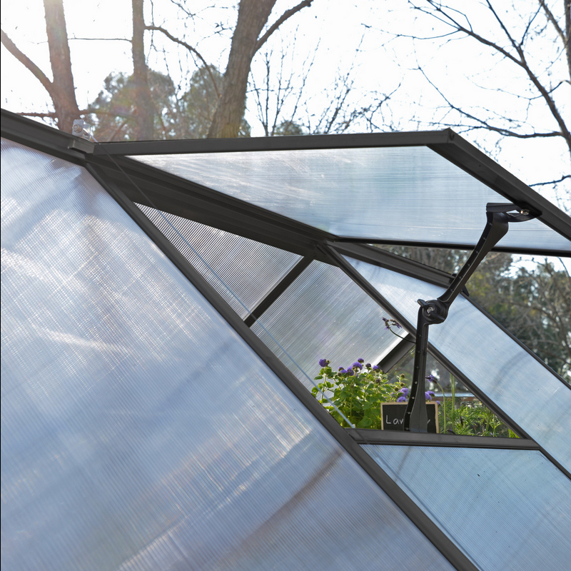 Canopia - Serre de jardin en polycarbonate - Balance™ Hybrid Gris - 240x480cm