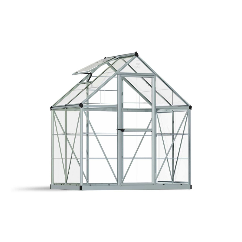Canopia - Serre de terrasse en polycarbonate - Harmony™ Silver - 180x120cm