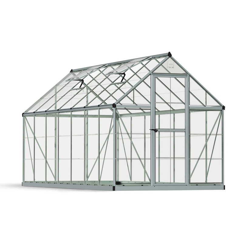 Canopia - Serre de terrasse en polycarbonate - Harmony™ Silver - 180x420cm