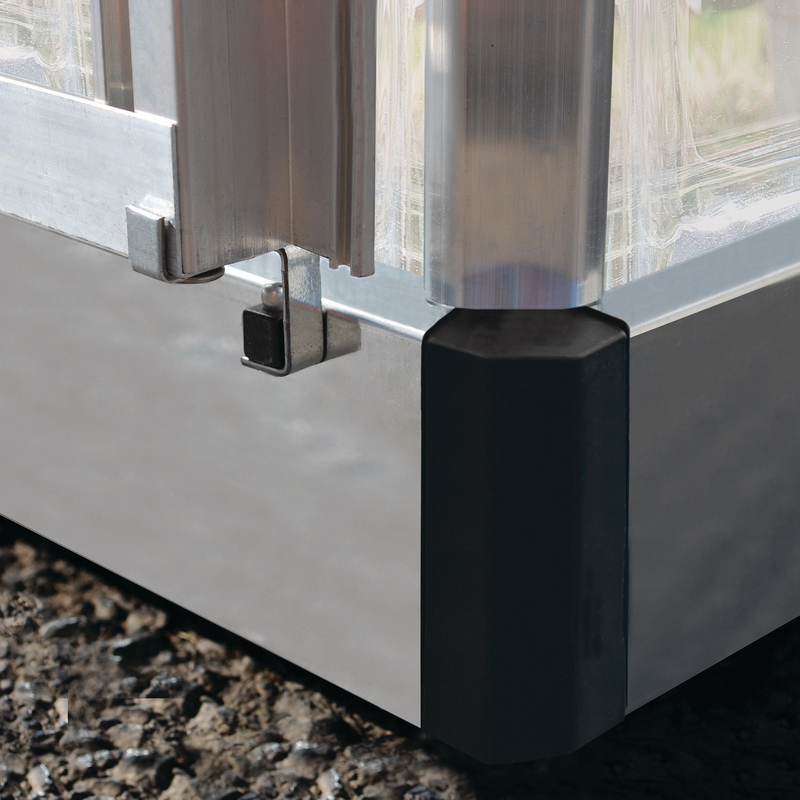 Canopia - Serre de terrasse en polycarbonate - Harmony™ Silver - 180x420cm