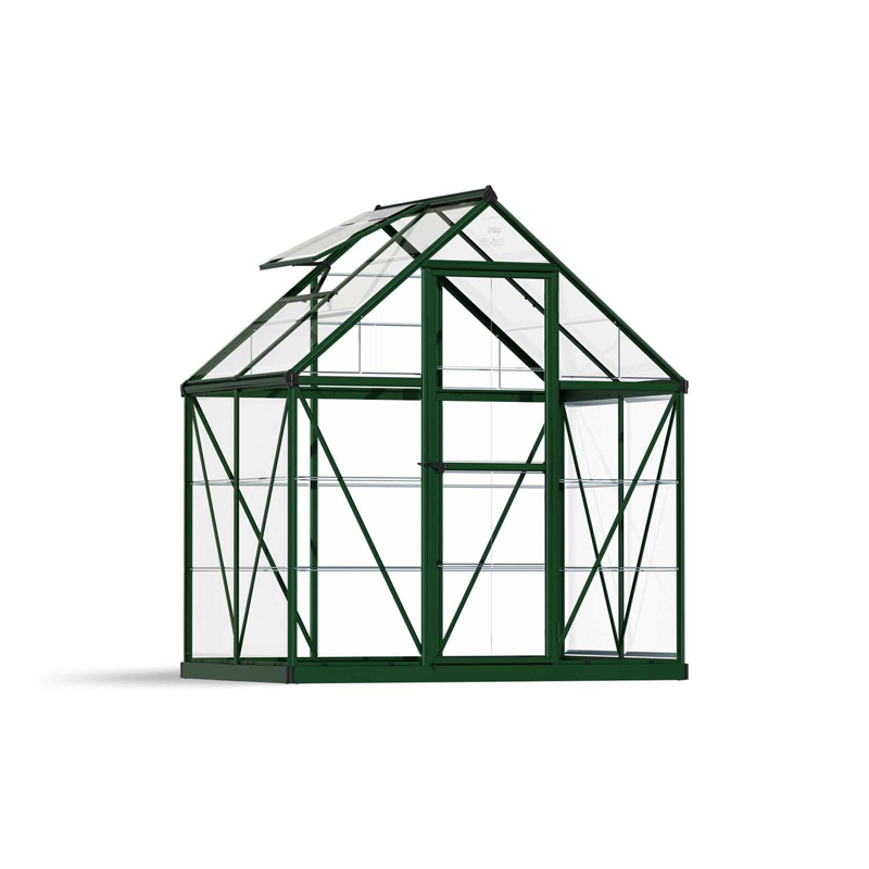 Canopia - Serre de terrasse en polycarbonate - Harmony™ Vert - 180x120cm