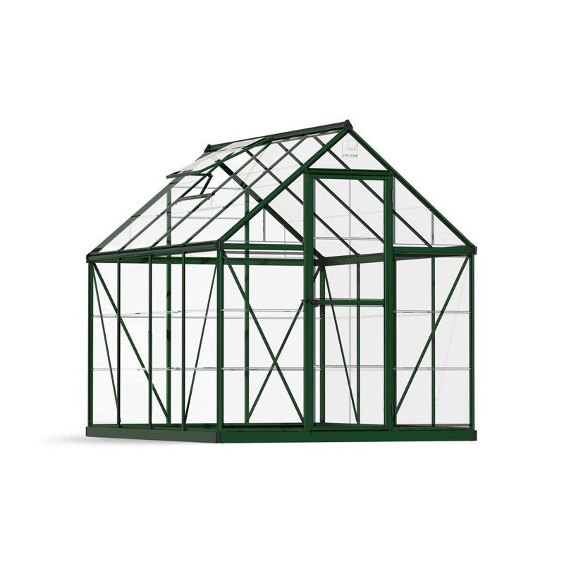 Canopia - Serre de terrasse en polycarbonate - Harmony™ Vert - 180x240cm