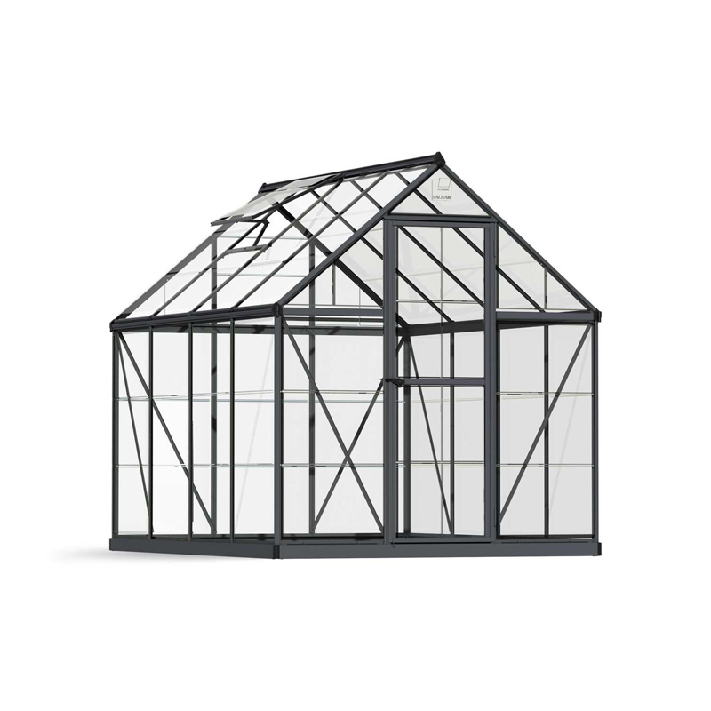 Canopia - Serre de terrasse en polycarbonate - Harmony™ Gris - 180x240cm
