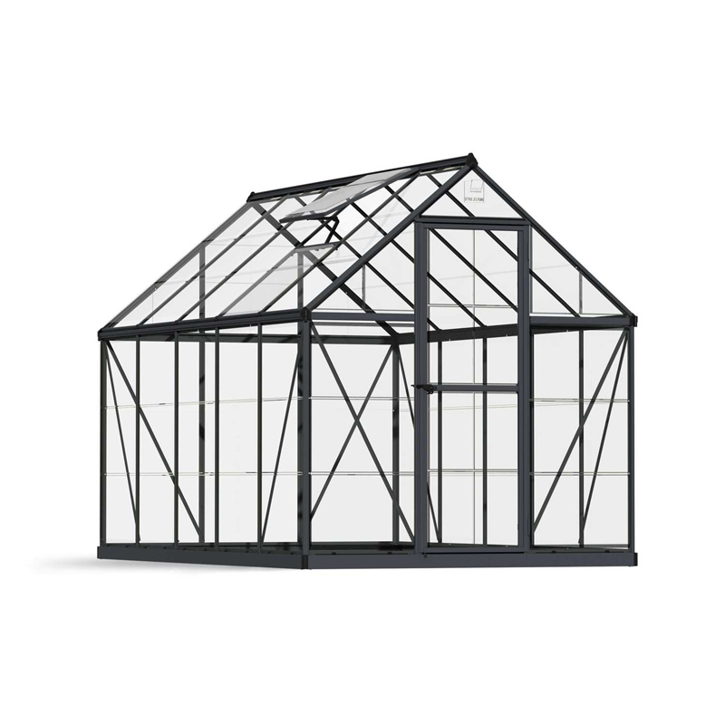 Canopia - Serre de terrasse en polycarbonate - Harmony™ Gris - 180x300cm