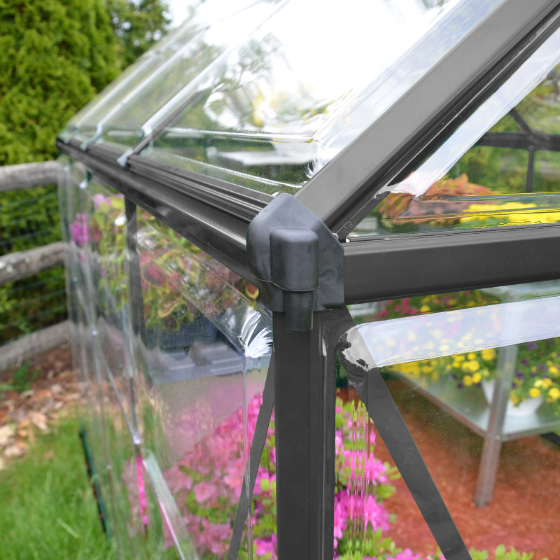 Canopia - Polycarbonate terrace greenhouse - Harmony™ Gray - 180x240cm