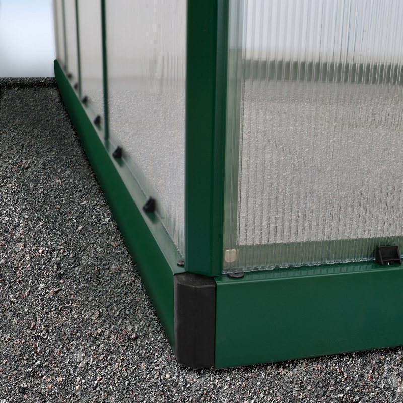 Canopia - Serre de jardin à double paroies en polycarbonate - Mythos™ Vert - 180x240cm