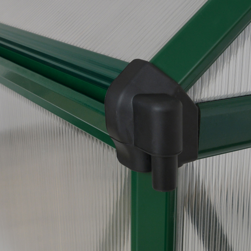 Canopia - Serre de jardin à double paroies en polycarbonate - Mythos™ Vert - 180x240cm