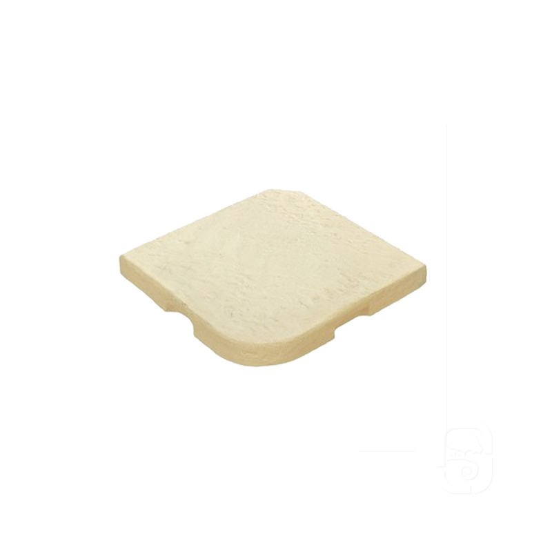Hairie-Grandon - Dalle pour pied de parasol ton pierre - Lot de 4x20kg