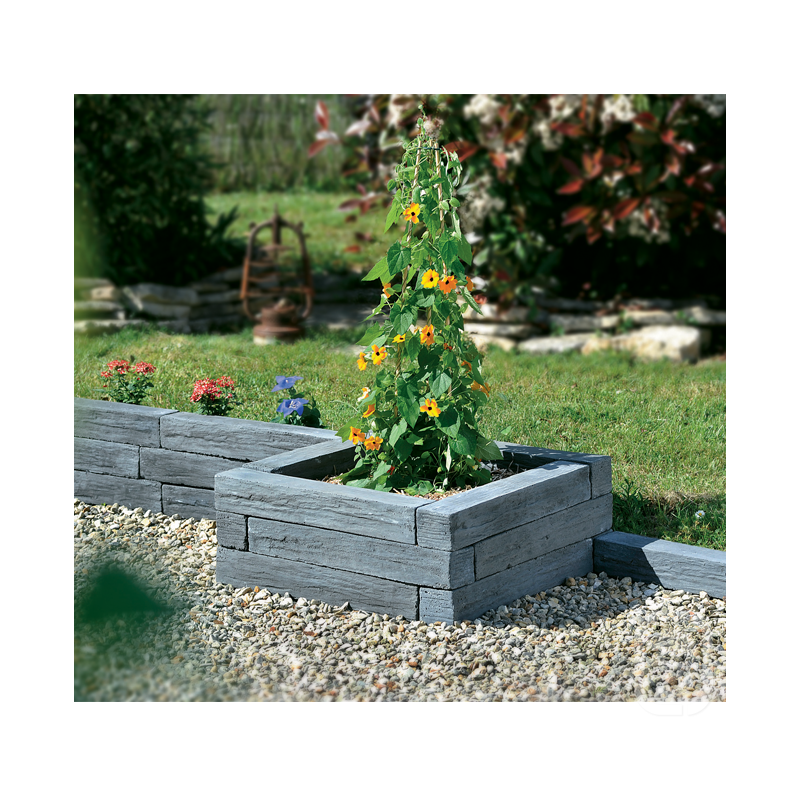 Hairie-Grandon - Slate Tone Schist Edging - Set of 6