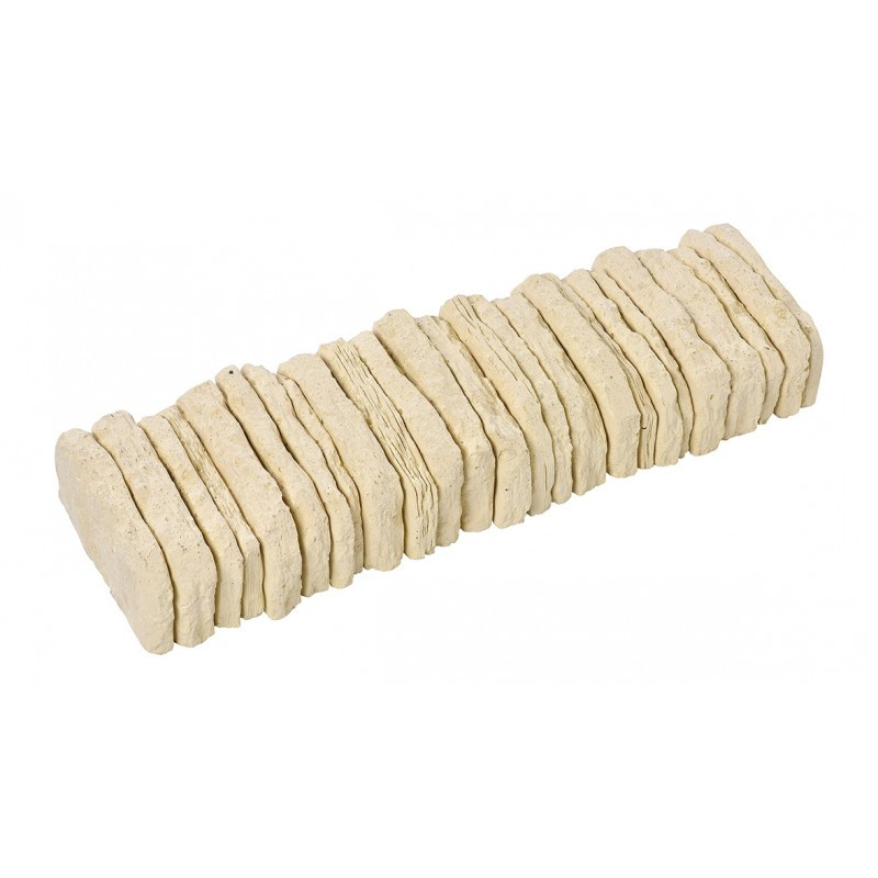 Hairie-Grandon - Bordure Iraty Ton Pierre - Lot de 6