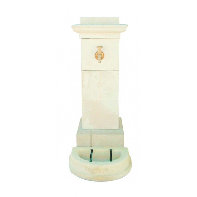 Hairie-Grandon - Fontaine de ville - 115cm - Pierre