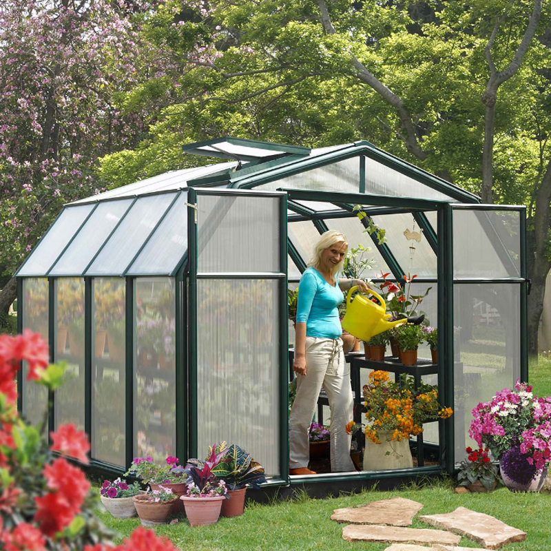 Canopia - Serre de jardin à double parois en polycarbonate - Hobby Gardener™ - 260x390cm