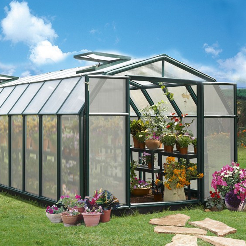 Canopia - Serre de jardin à double parois en polycarbonate - Hobby Gardener™ - 260x510cm
