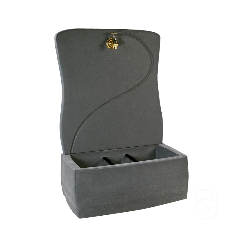 Hairie-Grandon - Fontaine Murale 800 - 110 cm - Anthracite