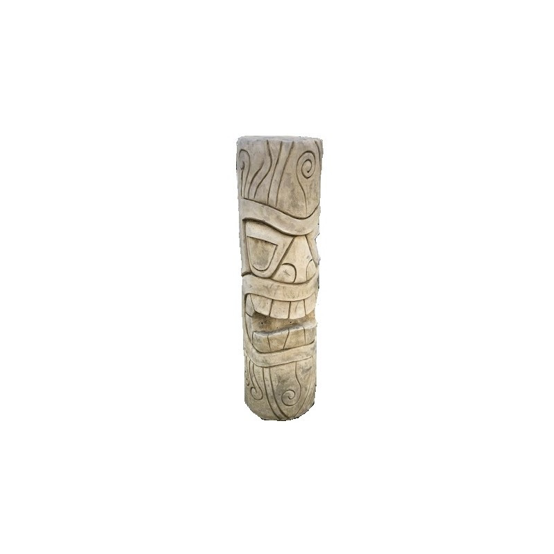 Hairie-Grandon - Totem Maori MM - H 80cm - Patiné