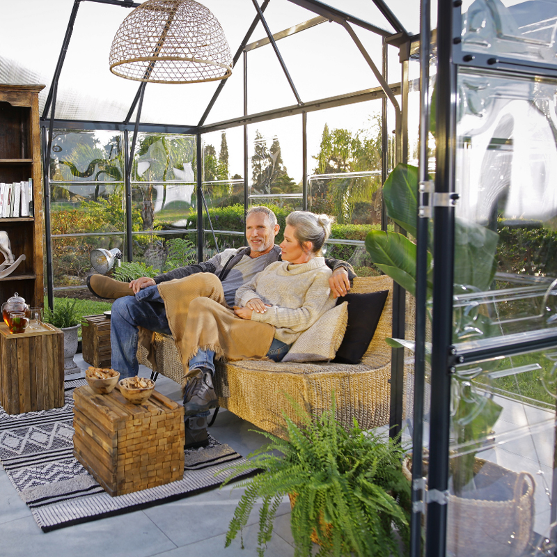 Canopia - Invernadero chalet de jardín - Victory Orangery™ - 350x305cm