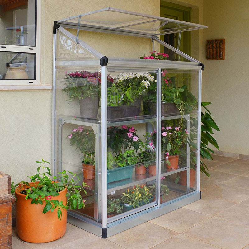 Canopia - tuinkas - Lean To™ Zilver helder - 125x65cm