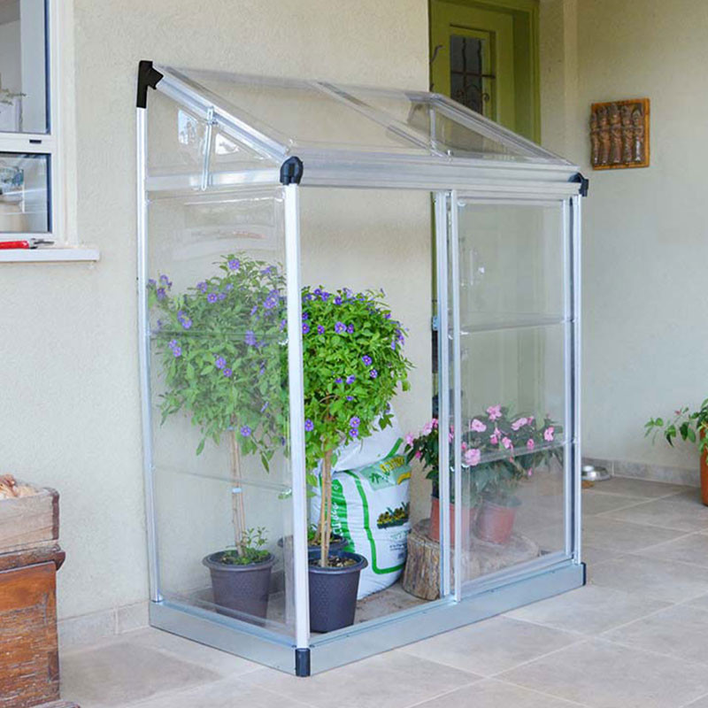 Canopia - tuinkas - Lean To™ Zilver helder - 125x65cm