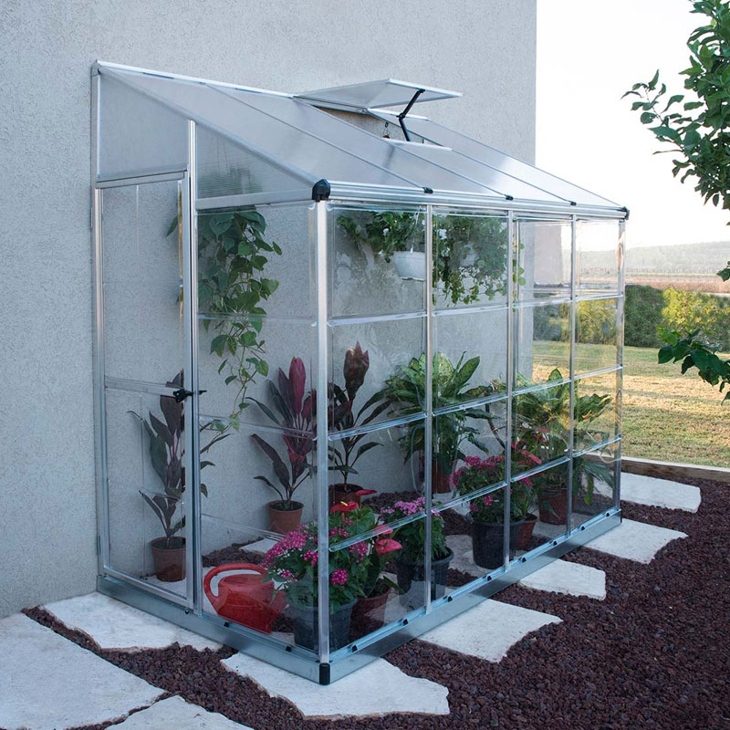 Canopia - Lean-to Greenhouse - Lean To™ Silver hybid - 245x125cm