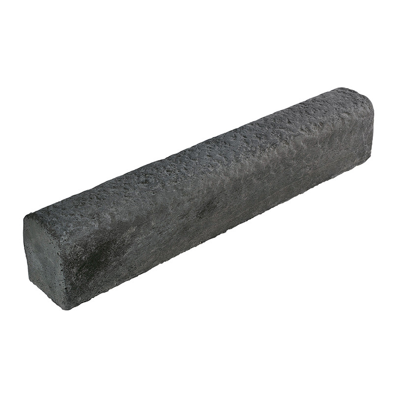 Hairie-Grandon - Bordure Ronde Droite Ton Anthracite - Lot de 6