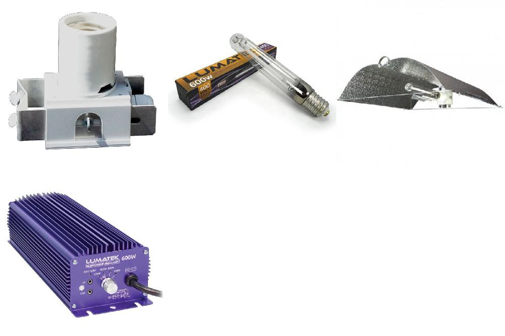 Kit De Iluminación Electrónica 400V 600W Lumatek 6