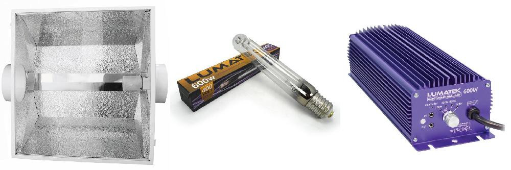 Kit De Iluminación Electrónica 400V 600W Lumatek 16