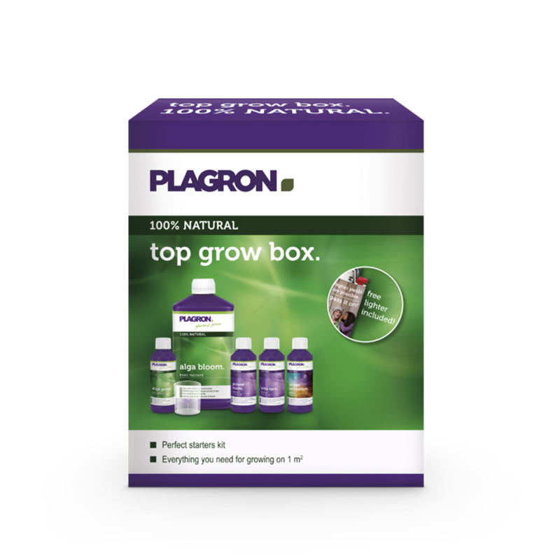 Plagron - Top Grow Box Natural , pack complete fertilizer and booster