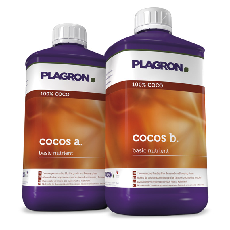 Plagron - Growth and flowering fertilizer - Coco A + B - 1L