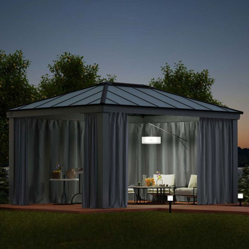Cortinas de exterior - Dallas 4300 - Gazebo de jardín - Canopia