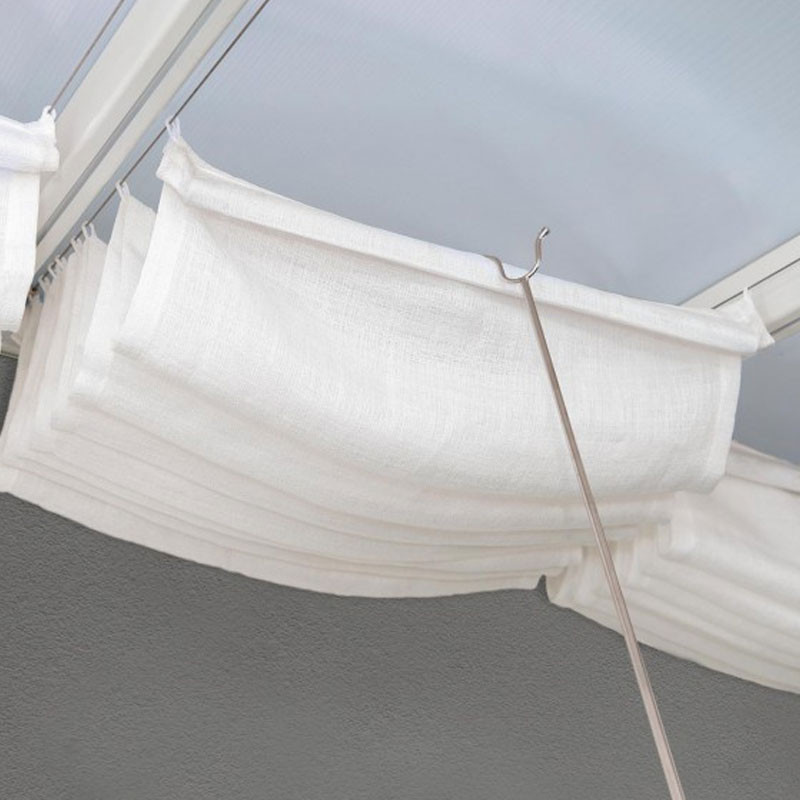 Canopia - Store pour patio 3x3.05 blanc - (Olymp-Feria-Sierra-Feria-Toscane)