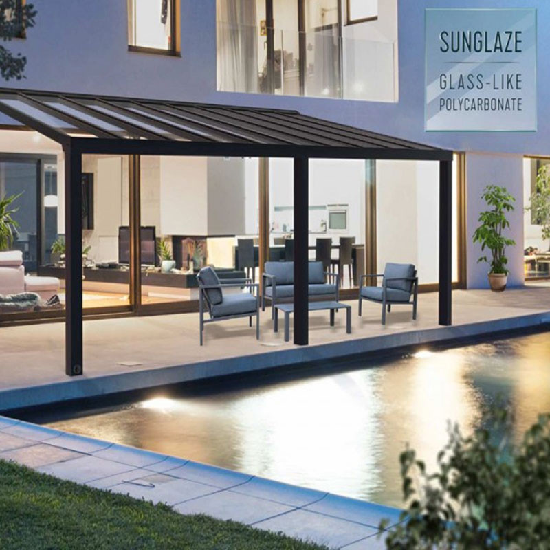 Canopia - Carport Stockholm 3,4x8,1m - Gris