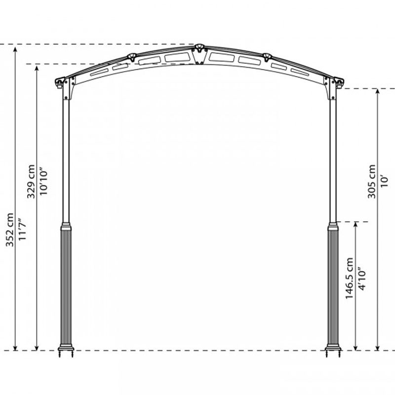 Canopia - Carport Alpine 10600