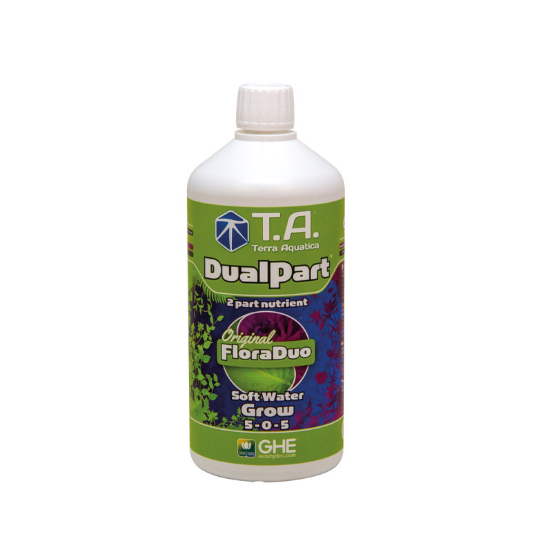 Terra Aquatica GHE - Dualpart Floraduo GROW Agua blanda - 500ml