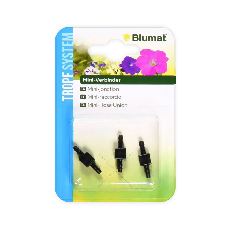 Blumat - Set of 3 straight joints - 3mm